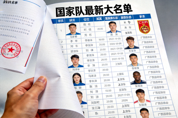 国家队公布最新大名单新闻配图